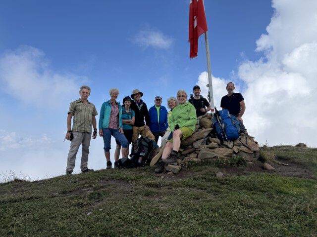 Gipfelbild Alvier 2343 m Klein
